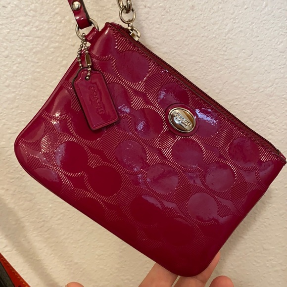 Coach Berry Corner Zip Wristlet - Picture 10 of 10